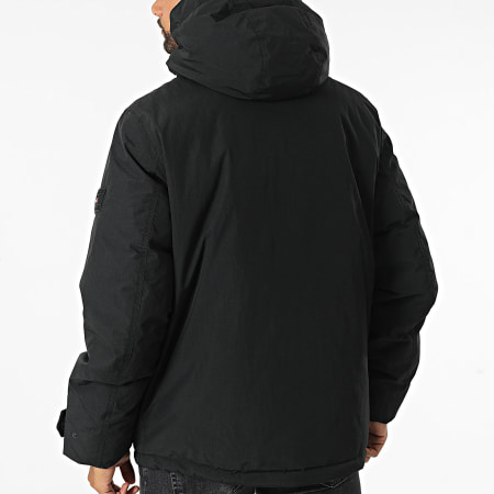 Tommy Hilfiger - Veste Zippée Capuche Rockie Down 6596 Noir