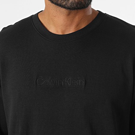 Calvin Klein - Sudadera con cuello redondo NM2708E Negro