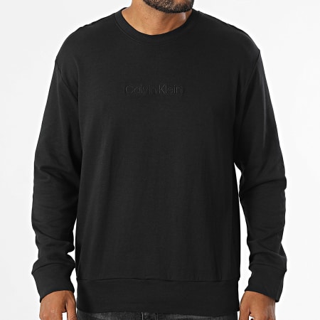 Calvin Klein - Sudadera con cuello redondo NM2708E Negro