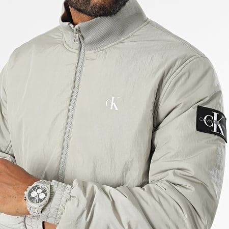 Calvin Klein - Veste Zippée 5592 Gris Clair