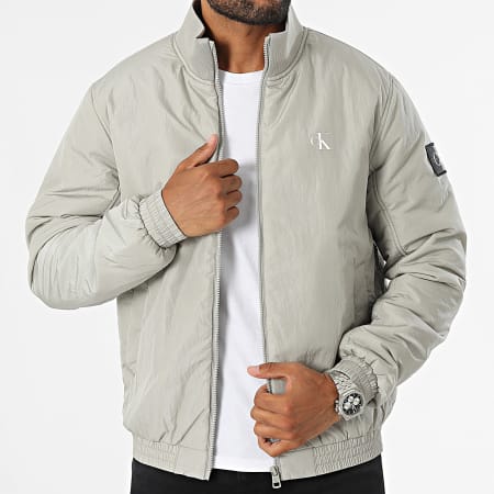 Calvin Klein - Veste Zippée 5592 Gris Clair