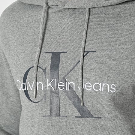 Calvin Klein - Sudadera con capucha 0805 Gris