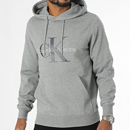 Calvin Klein - Sudadera con capucha 0805 Gris