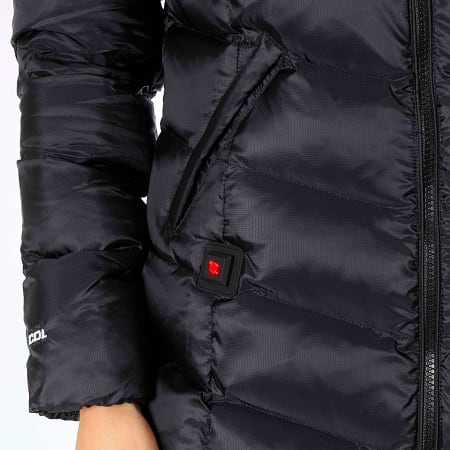 Comme Des Loups - Doudoune Capuche Longue Chauffante Femme Vienne Noir