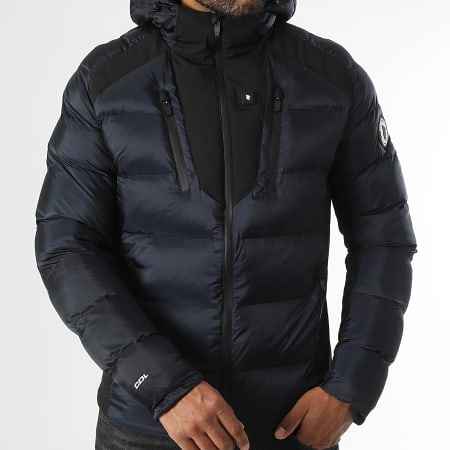 Comme Des Loups - Doudoune Chauffante Capuche Minnesota Bleu Marine