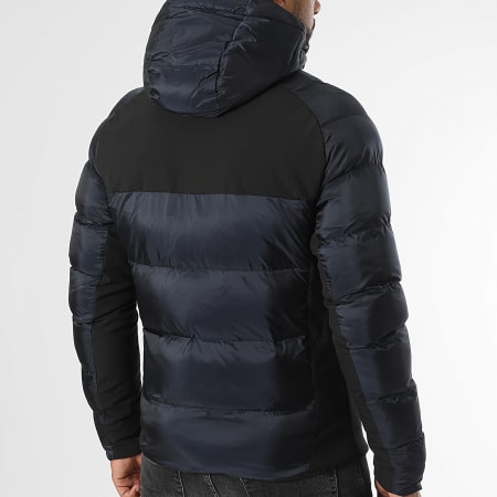 Comme Des Loups - Doudoune Chauffante Capuche Minnesota Bleu Marine
