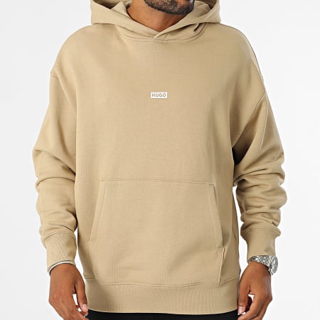 Hugo Blue - Sweat Capuche Nazardo 50510724 Beige