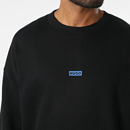 Hugo Blue - Sudadera de cuello redondo Naviu 50510732 Negro