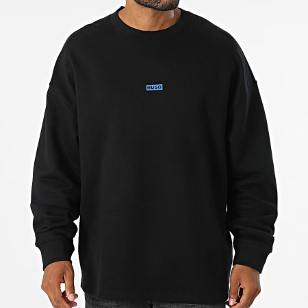 Hugo Blue - Sudadera de cuello redondo Naviu 50510732 Negro