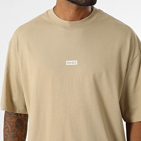 Hugo Blue - Camiseta oversize Nalono 50509776 Beige