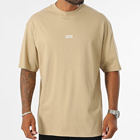 Hugo Blue - Camiseta oversize Nalono 50509776 Beige