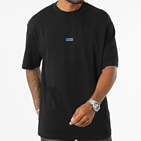 Hugo Blue - Tee Shirt Oversize Nalono 50509776 Noir