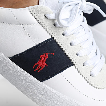 Polo Ralph Lauren - Sneakers Court Vulc II Bianco Navy Rosso