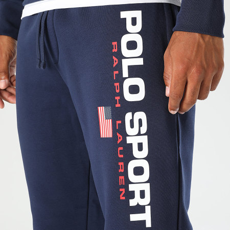 Polo Sport Ralph Lauren - Pantaloni da jogging sportivi con logo della Marina