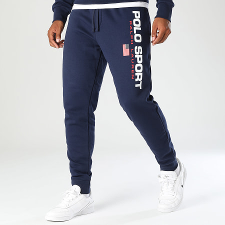 Polo Sport Ralph Lauren - Pantalon Jogging Logo Sport Bleu Marine