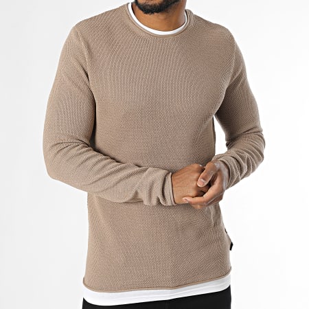 Tiffosi - Maglione girocollo Alabastro beige