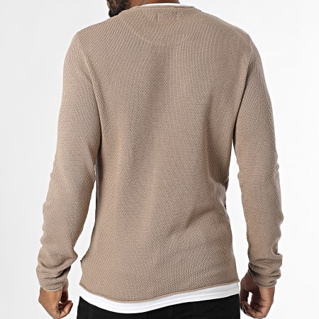 Tiffosi - Maglione girocollo Alabastro beige