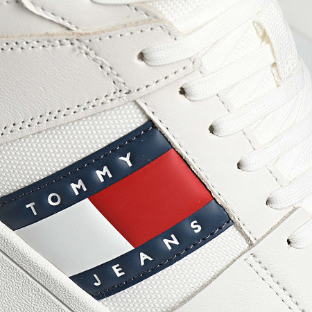 Tommy Jeans - Zapatillas Brooklyn Mix Mat Mid 1458 Crudo