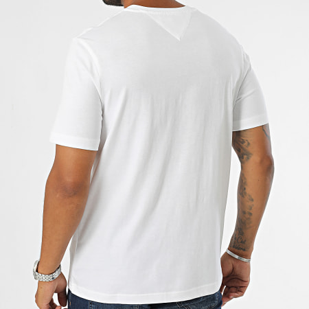 Tommy Hilfiger - Tee Shirt Chest Insert 6498 Blanc