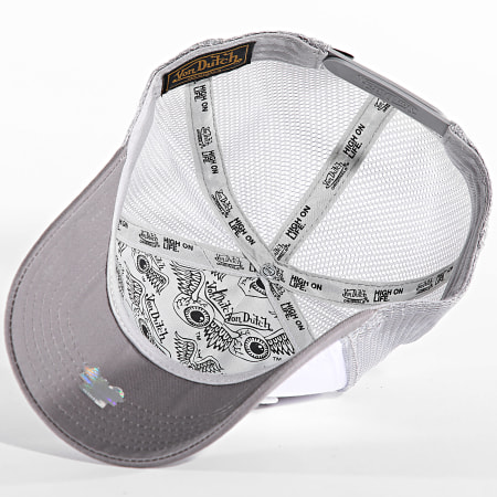 Von Dutch - Boston Trucker Cap 7030090 Bianco Grigio Taupe