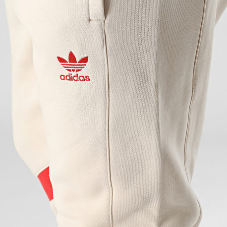 Adidas Originals - Bayern Munich IS6510 Pantalón de chándal con banda beige