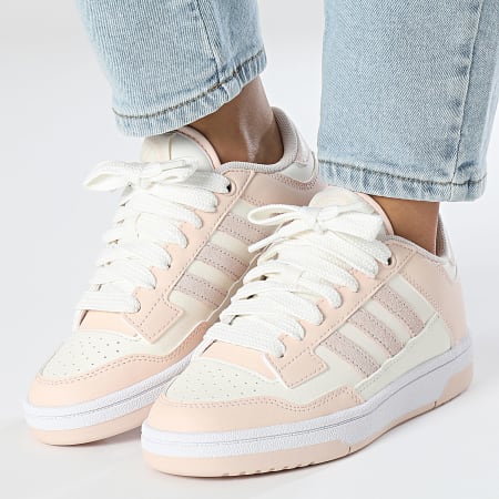 Adidas Sportswear - Baskets Femme Rapid Court Low W JP5251 Wonder Quartz Cloud White Footwear White