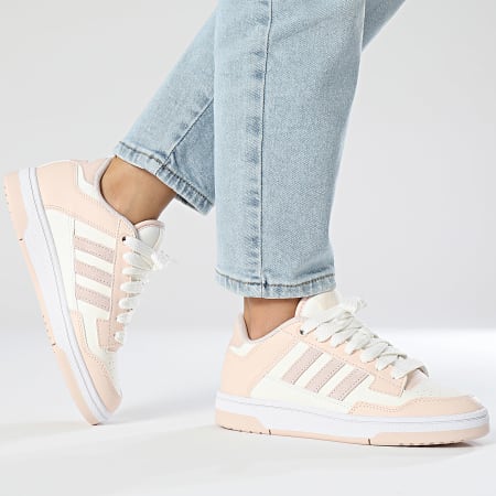 Adidas Sportswear - Baskets Femme Rapid Court Low W JP5251 Wonder Quartz Cloud White Footwear White
