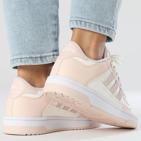Adidas Sportswear - Baskets Femme Rapid Court Low W JP5251 Wonder Quartz Cloud White Footwear White