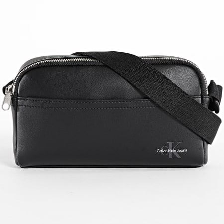 Calvin Klein - Monograma Bolsa blanda para cámara 2575 Negro