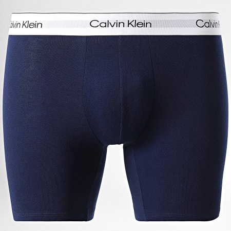 Calvin Klein - Set di 3 boxer NB3964A blu grigio navy