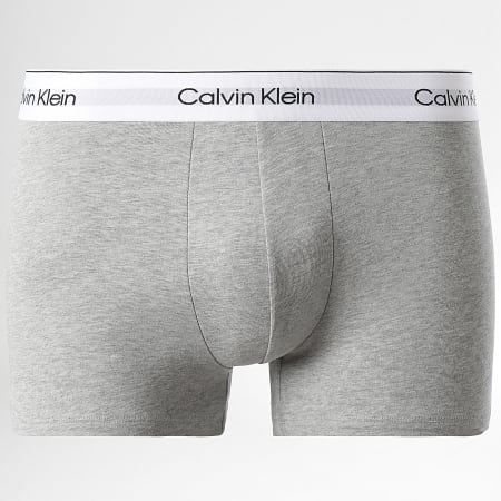 Calvin Klein - Set di 3 boxer NB3963A Bianco Grigio Heather Nero