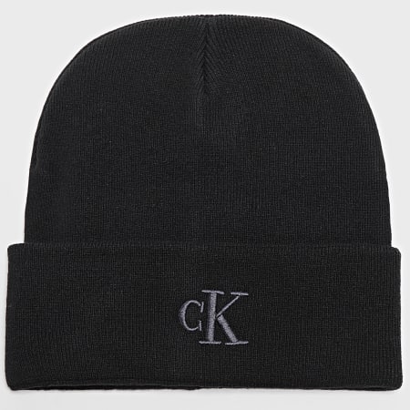 Calvin Klein - Dikke geborduurde muts 2461 Zwart