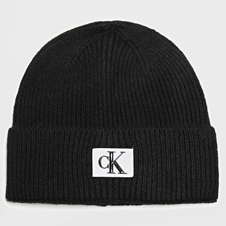 Calvin Klein - Seasonal Patch Beanie 2451 Negro