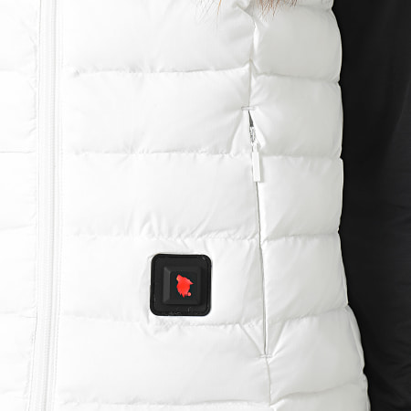 Comme Des Loups - Abrigo sin mangas Paris Blanco Calentado Mujer