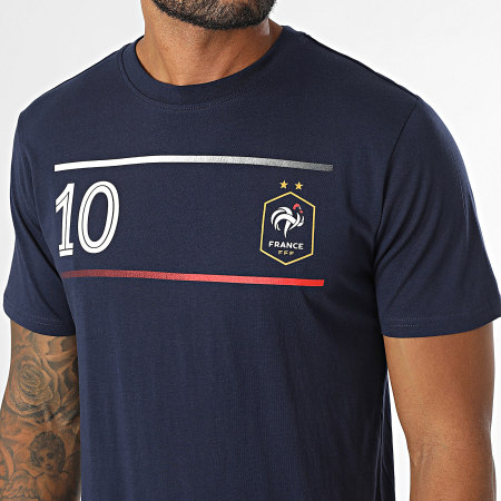 FFF - MBappe N10 speler T-shirt F24009C marineblauw