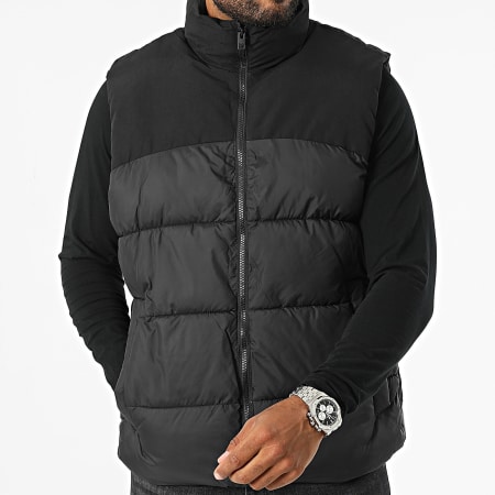 Jack And Jones - Chaqueta sin mangas Moon Negra