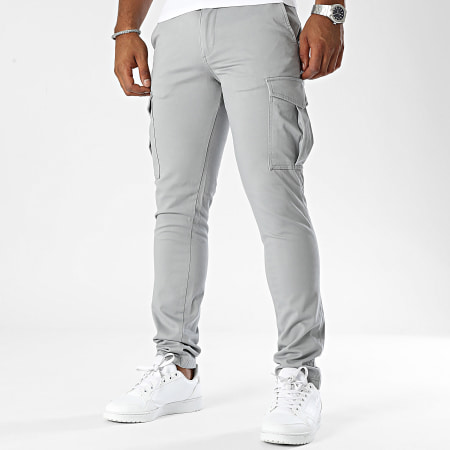 Jack And Jones - Marco Santiago Slim Cargo Pants Gris