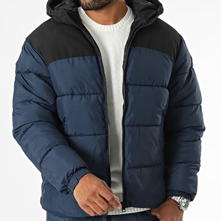 Jack And Jones - Doudoune Capuche Moon Bleu Marine