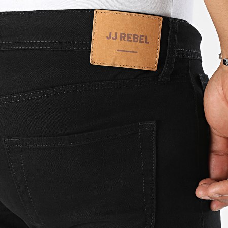 JJREBEL - Jeans George Slim Nero