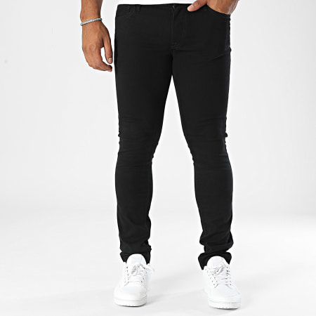 JJREBEL - George Slim Jeans Negro