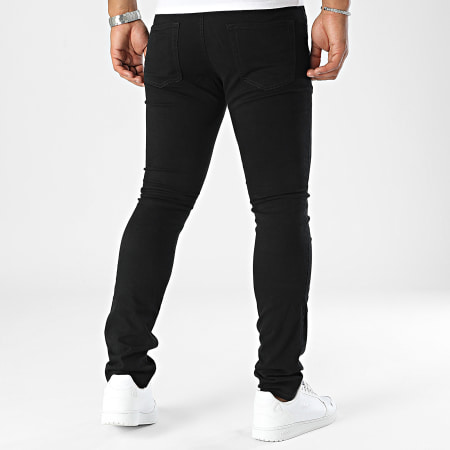 JJREBEL - Jeans George Slim Nero