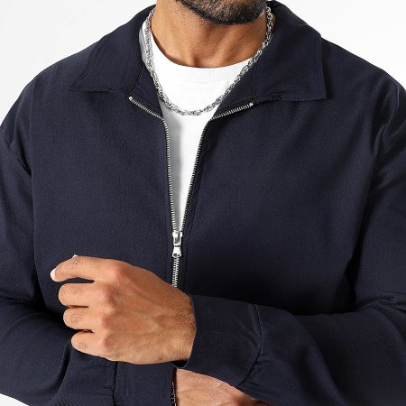 LBO - Conjunto de chaqueta y pantalón con cremallera azul marino 1460