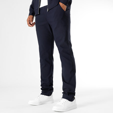LBO - Conjunto de chaqueta y pantalón con cremallera azul marino 1460
