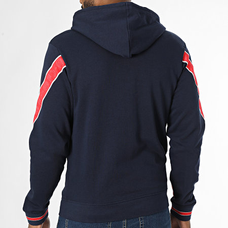 PSG - Paris Saint-Germain P24095 Sweatshirt met capuchon en rits marineblauw