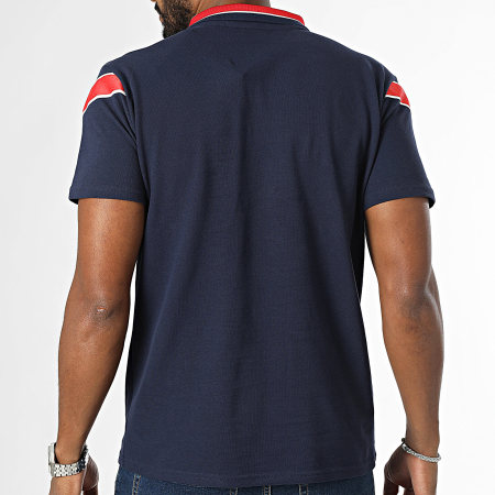 PSG - Polo manica corta Paris Saint-Germain P24092C blu navy