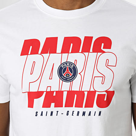 PSG - Tee Shirt Paris Saint-Germain P24077C Blanc