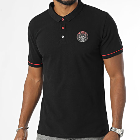 PSG - Polo Manga Corta Paris Saint-Germain P24093C Negro