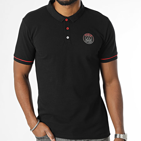 PSG - Polo Manga Corta Paris Saint-Germain P24093C Negro