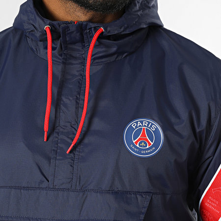 PSG - Giacca a vento Paris Saint-Germain P24101 blu navy