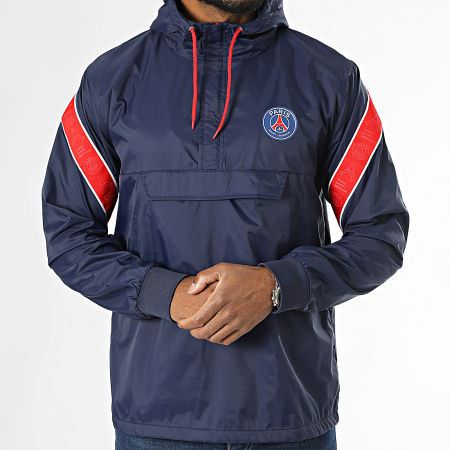 PSG - Giacca a vento Paris Saint-Germain P24101 blu navy